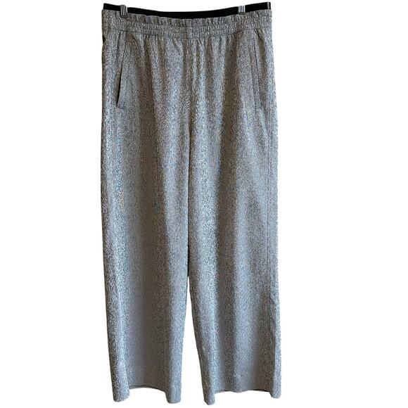 Athleta Pants - Athleta TALL Echo Wide Leg Crop Pull On Pant Grey Silver 12